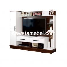 TV Cabinet Size 180 - ASTROBOX MARS WU 02 / Teak Dark Brown - Natural White 
